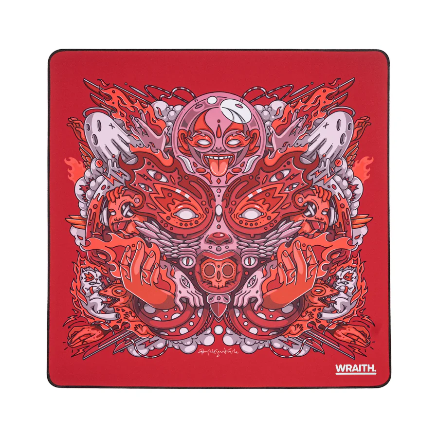 Wraith Spirit of Aim Pro Mousepad - Fire Red / Speed