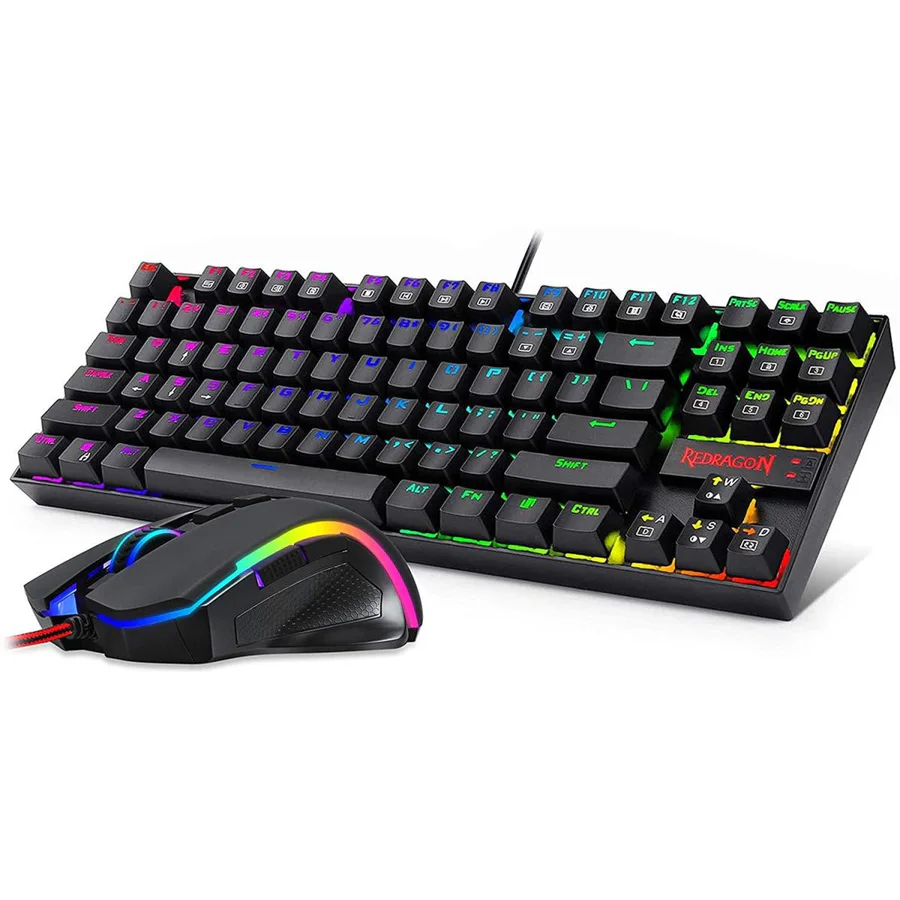 Redragon K552RGB-BA Kumara Klavye ve Griffin Mouse Seti