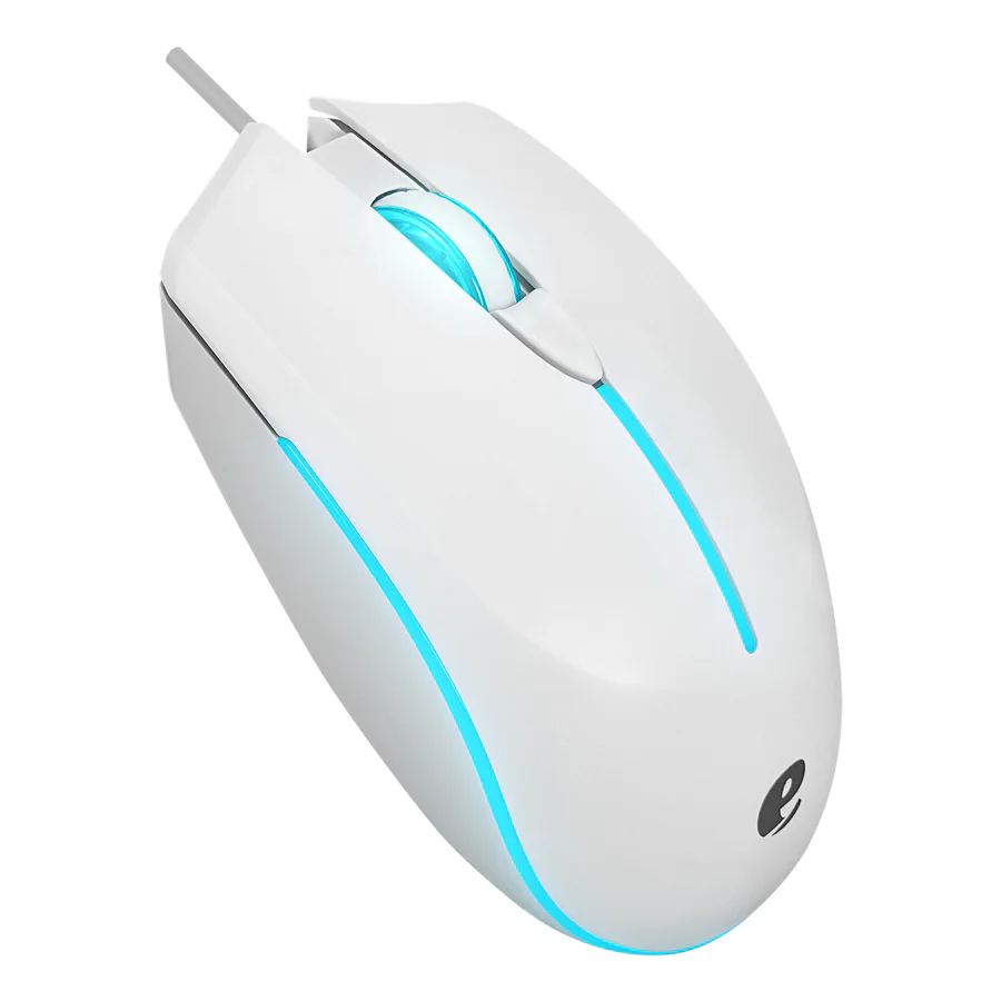 Acer eMachines EAM020 Rainbow Aydınlatmalı Kablolu Mouse - Beyaz