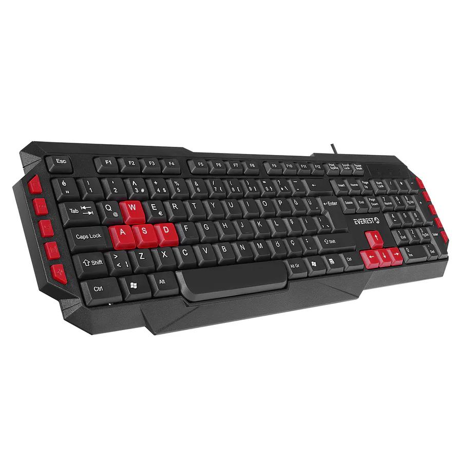 Everest KB-G7 ARMOR Kablolu Oyuncu Klavyesi - Siyah