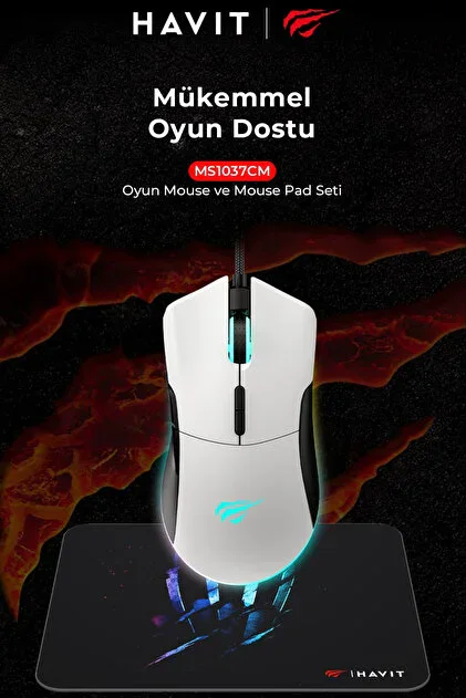 Havit GameNote MS1037CM Mouse — Mousepad Hediyeli Paket