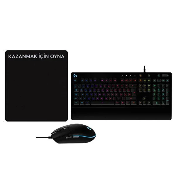 Logitech G213 Klavye + G102 Mouse + 46×40 cm Mousepad Hediyeli Set